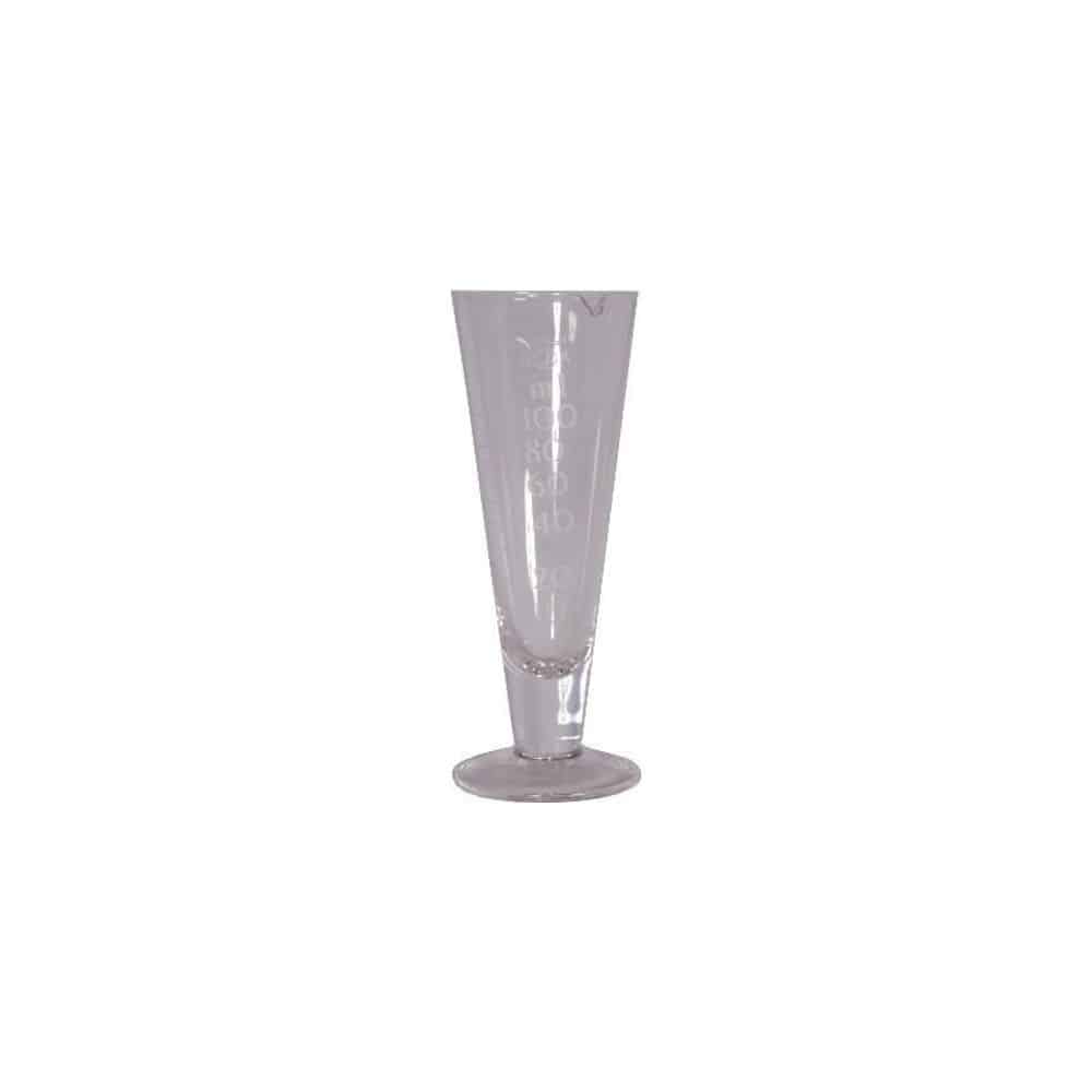 100ml Conical Glass Measure (MEA100) Government Stamped