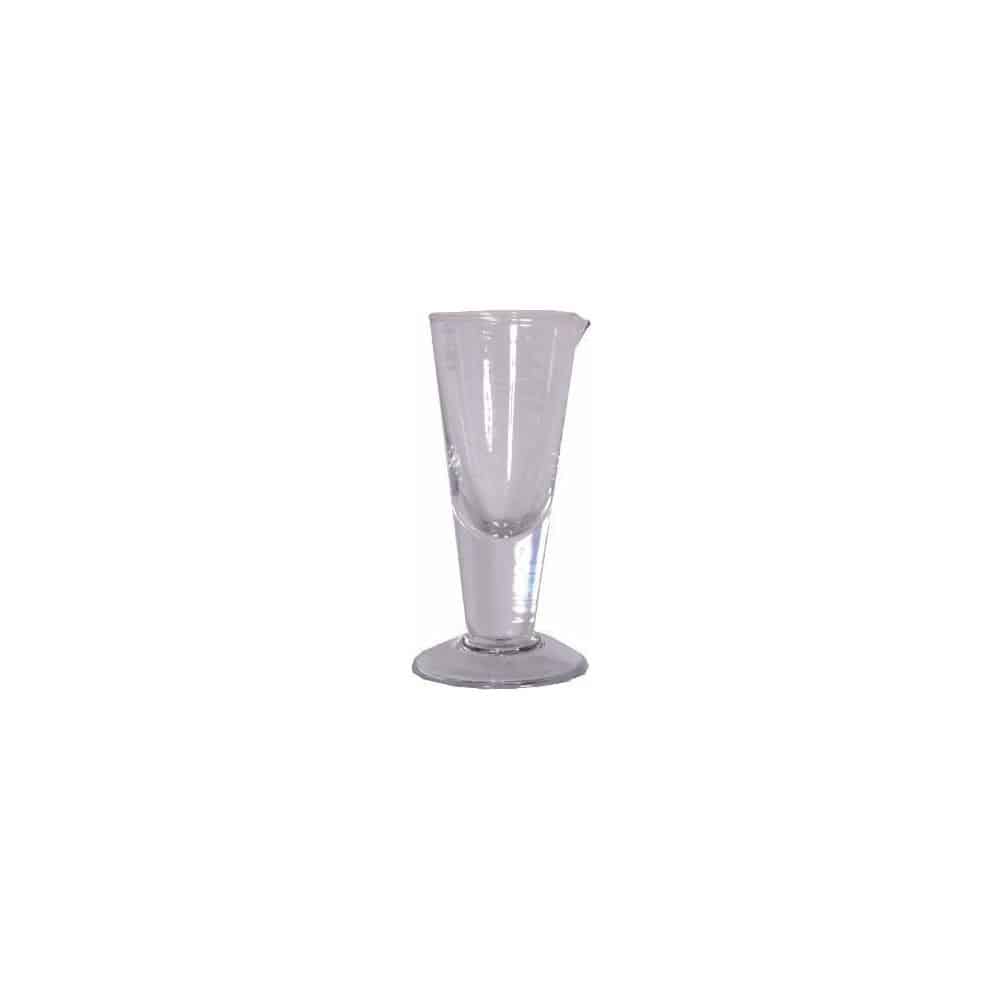 50ml Conical Glass Measure (MEA518) Government Stamped