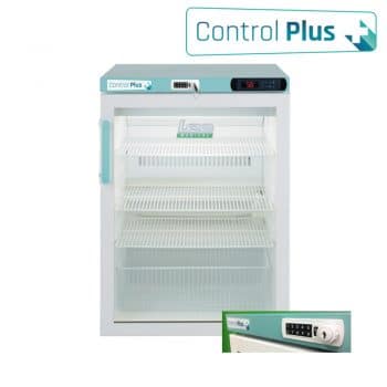 Lec Control Plus Pharmacy Fridge with Digital Lock (PPGR158UK-DLK) 595w x 850h x 660d glass