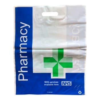 NHS Counter Carrier Bags (BAGD8, 101,103,105,10) - Plastic