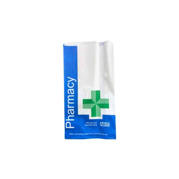 2000 x Paper NHS Counter Bags 230 x 125 + 50mm (BAGD3)