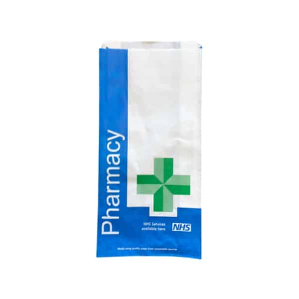 1000 x Paper NHS Counter Bags 300 x 150 + 60mm (BAGD4)