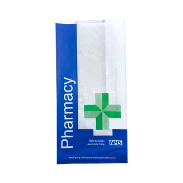 1000 x Paper NHS Counter Bags 345 x 180 + 95mm (BAGD5)