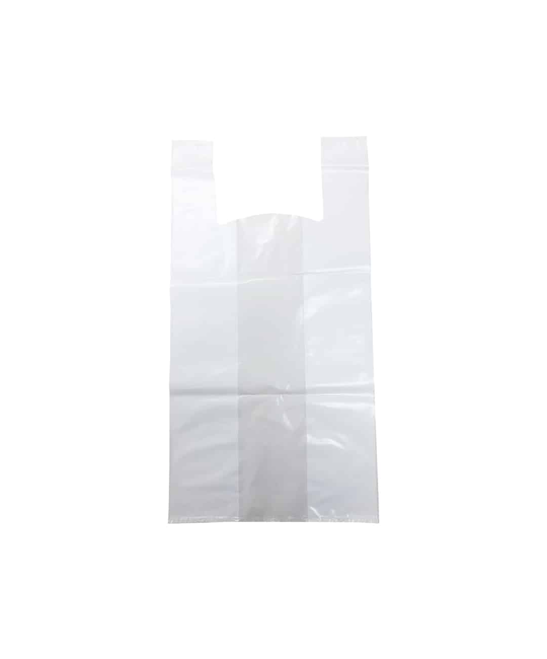 500 x Plain Plastic Carrier Bag (420 x 295 + 200mm) BAGD8