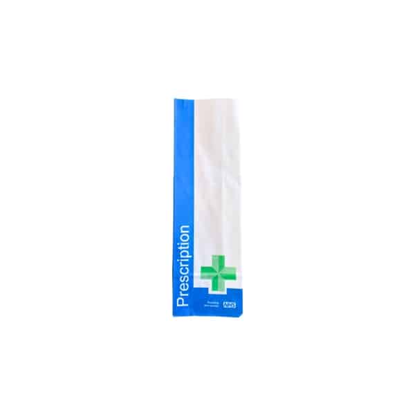 1000 x Paper NHS Prescription Bag (279 x 89 + 51mm) BAGP3