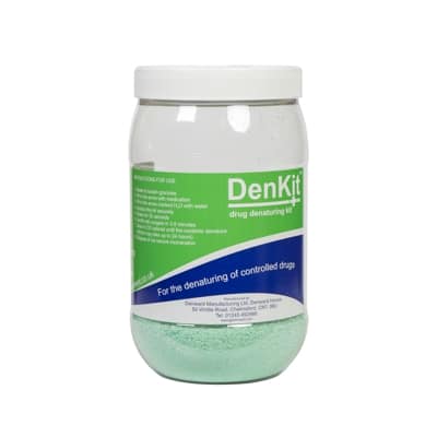 DenKit – Drug Denaturing Kit – 1 x 2ltr Jar (CDK200)