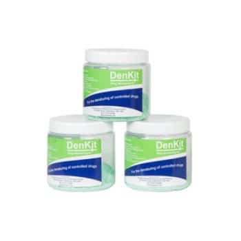 DenKit - Drug Denaturing Kit - 3 x 250ml Jars (CDK250)