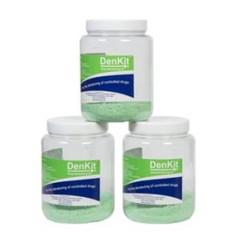 DenKit - Drug Denaturing Kit - 3 x 500ml Jars (CDK500)