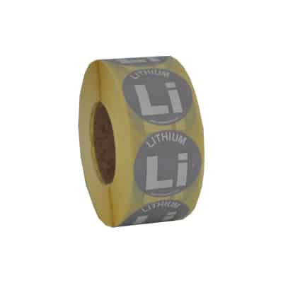 Prescription Alert Sticker – Lithium