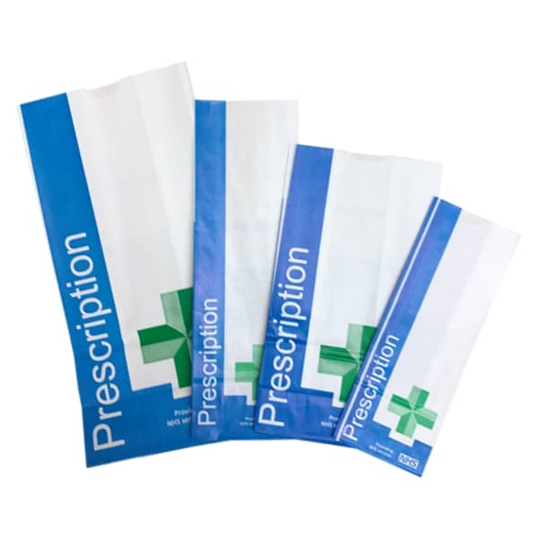 NHS Paper Prescription Bags (BAGP2, P3, P4, P5)