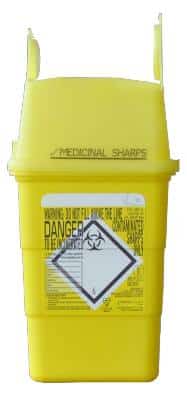 Sharpsafe® (Yellow) 1 Litre – Medicinal