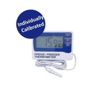 Calibrated Digital Max/Min Fridge Freezer Thermometer (TMM105C)