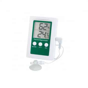 Dual Display Max/Min Digital Fridge Freezer Thermometer & Hygrometer