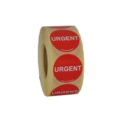 Prescription Alert Sticker – Urgent
