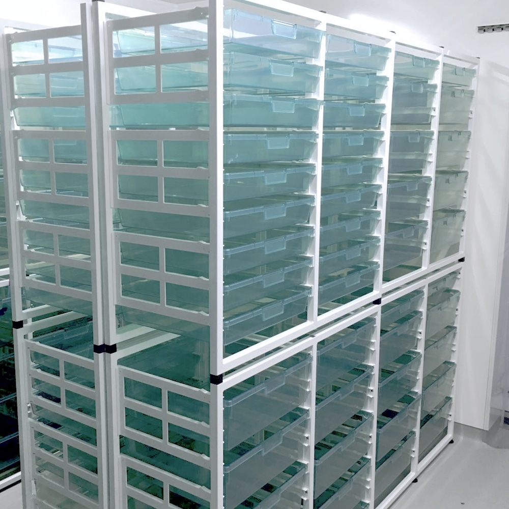 Medical Storage Rack Double Width W730 x D430 x H1035 (STOR730)
