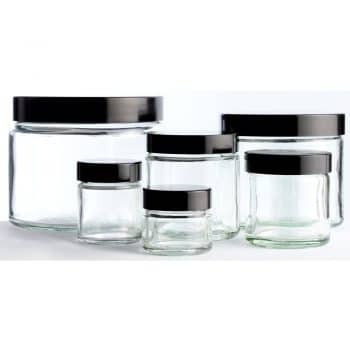 Glass Ointment Jars