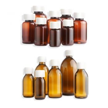 Medicine Bottles (Glass and Plastic)