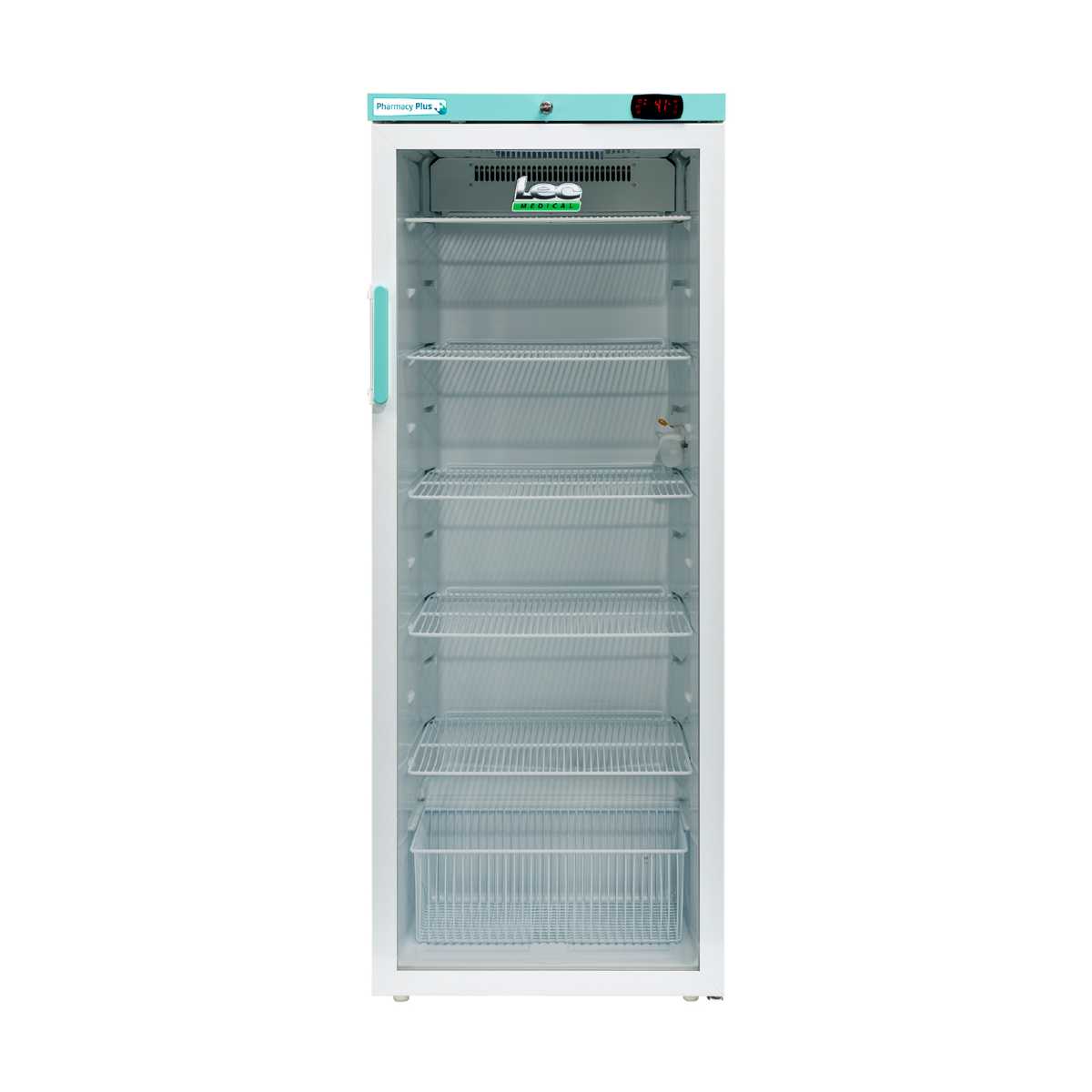 LEC Pharmacy Plus Fridge PPGR310BT | 310L Freestanding Medical Refrigerator | 595W x 1560H x 600D