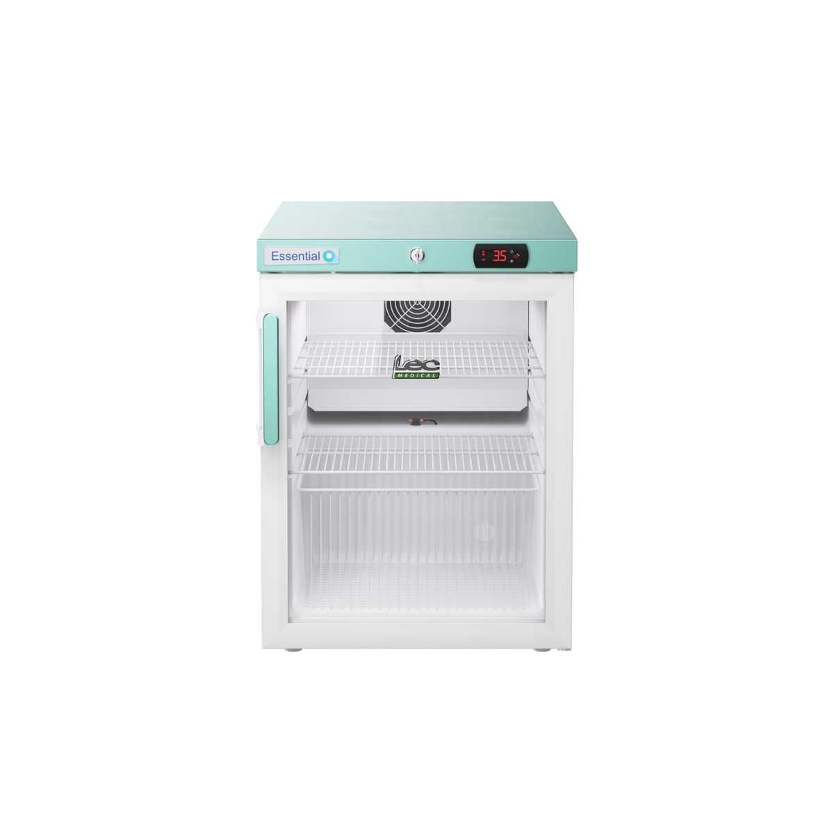 LEC Pharmacy Plus Fridge PPGR80BT | 80L Counter Top Medical Refrigerator | 475W x 650H x 595D
